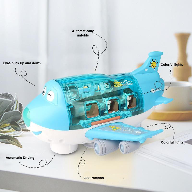 360° Rotating Luminous Airplane