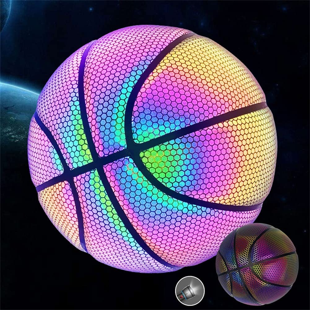 Holographic Glowing Basketball