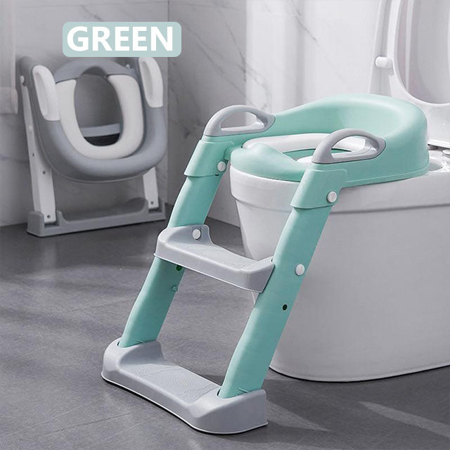 Foldable Kids' Potty Training Seat with Steps