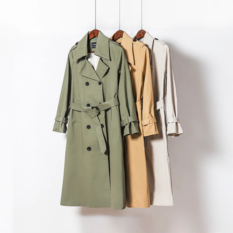 Estelle Double Breasted Trench Coat