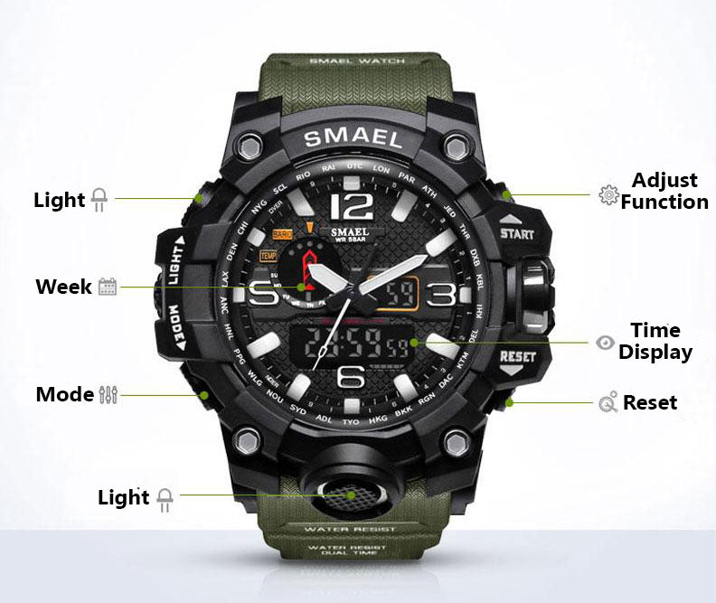 Smael Military Sports Watch