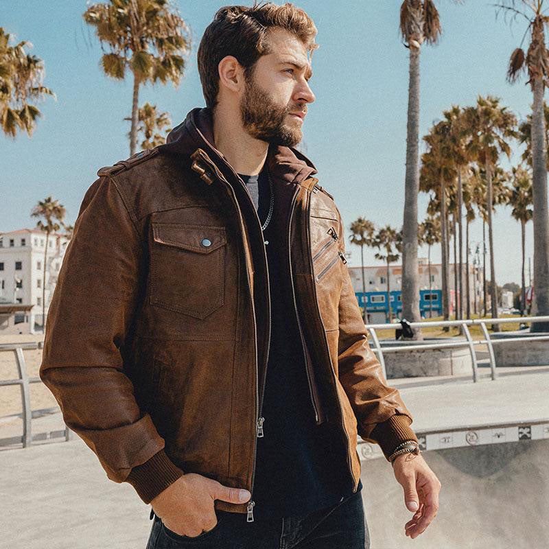 Warren Genuine Leather Jacket