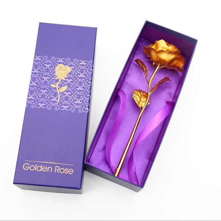 24K Foil Plated Gold Rose