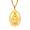 Virgin Mary Stainless Steel Necklace