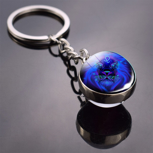 Luminous 3D Zodiac Keychain