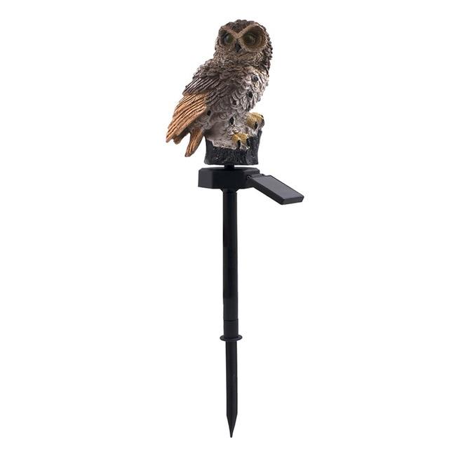 Staring Owl Solar Powered Garden Lights (Waterproof)