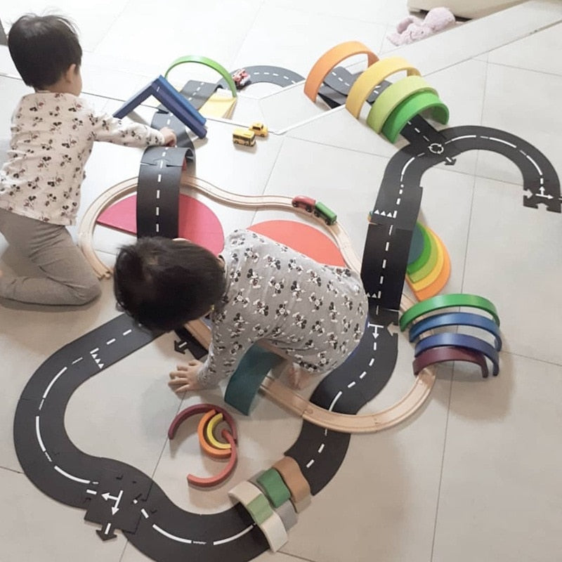 Kids DIY Road Building Toys