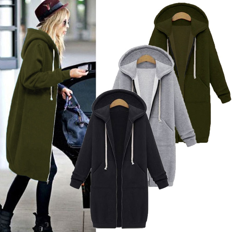 Amalie Warm Long Hoodie