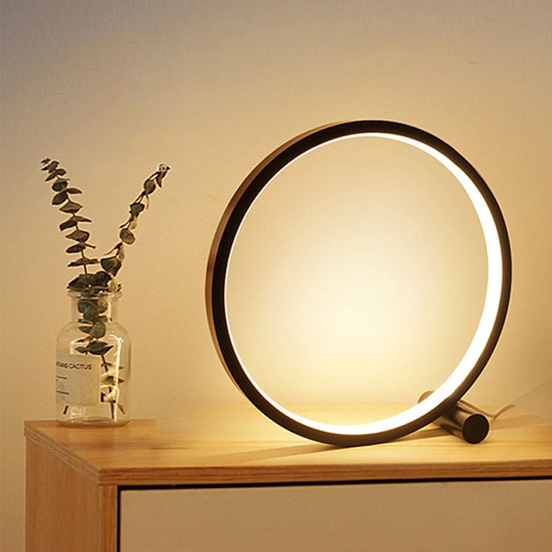 Modern Circular LED Table Lamp