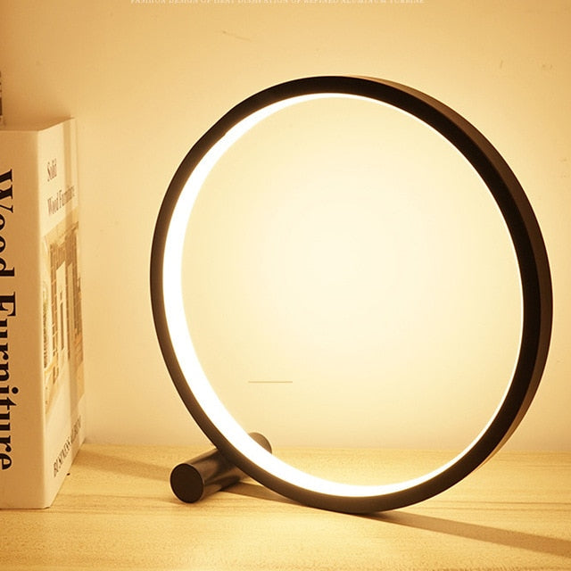 Modern Circular LED Table Lamp