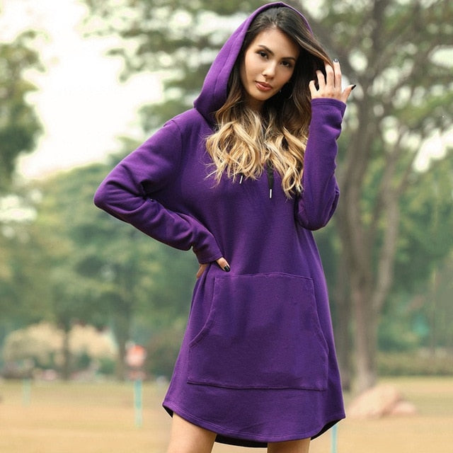 Nicolette Spring Hoodie Dress