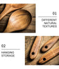 Eco-Friendly Wooden Kitchen Utensils Set