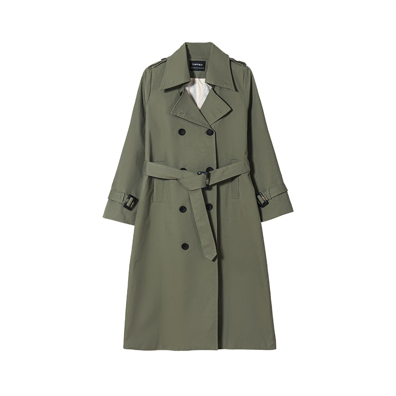 Estelle Double Breasted Trench Coat