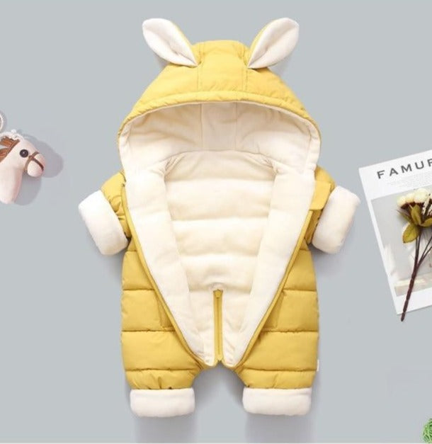 Rabbit-Inspired Puffer Suit