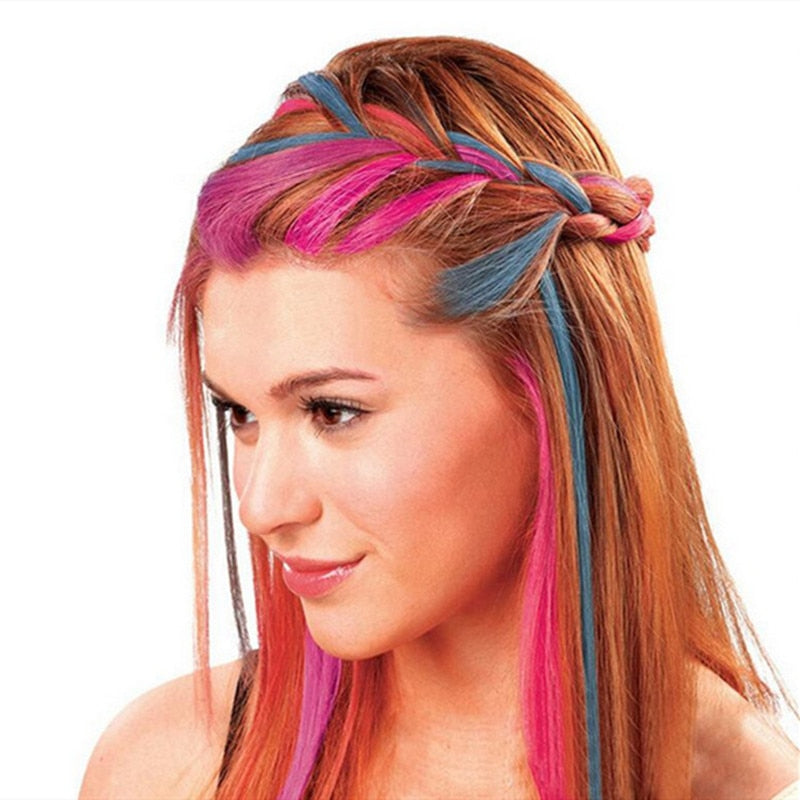 Multicolor Temporary Hair Chalk (Set of 4)