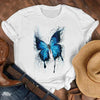 Vibrant Butterfly Graphic Shirt