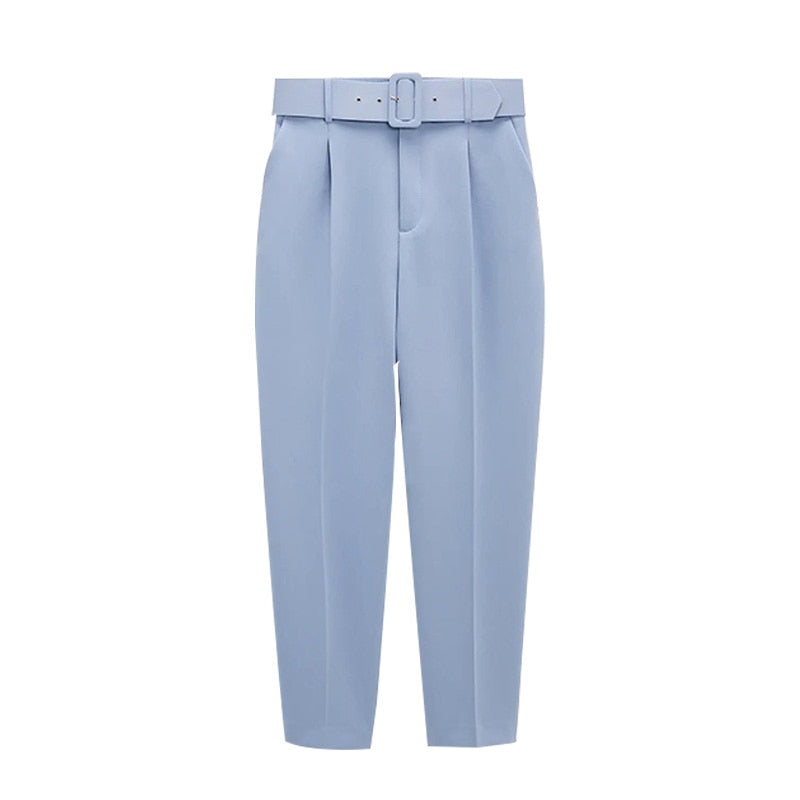 Marsha Belted High Waist Pants