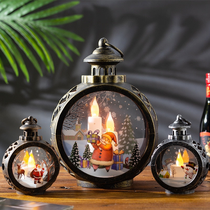 Christmas Lighted Lantern Decoration