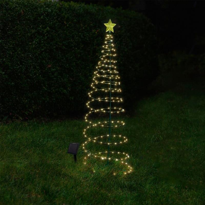 Dazzling Solar Christmas Light Tree