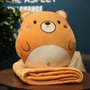 Adorable Hand Warmer Pillow & Blanket Set