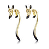 Elegant Long Tail Fox Earrings