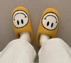 Be Happy Faux Fur Slippers