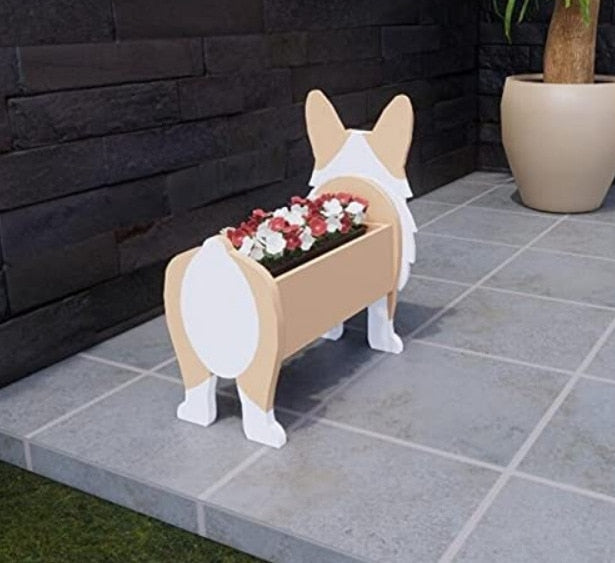 Adorable Dog-Shaped Planter