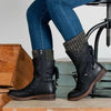 Adeline Mid-Calf Leather Boots