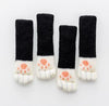 4pcs Cat Style Chair Leg Socks for Floor Protectors